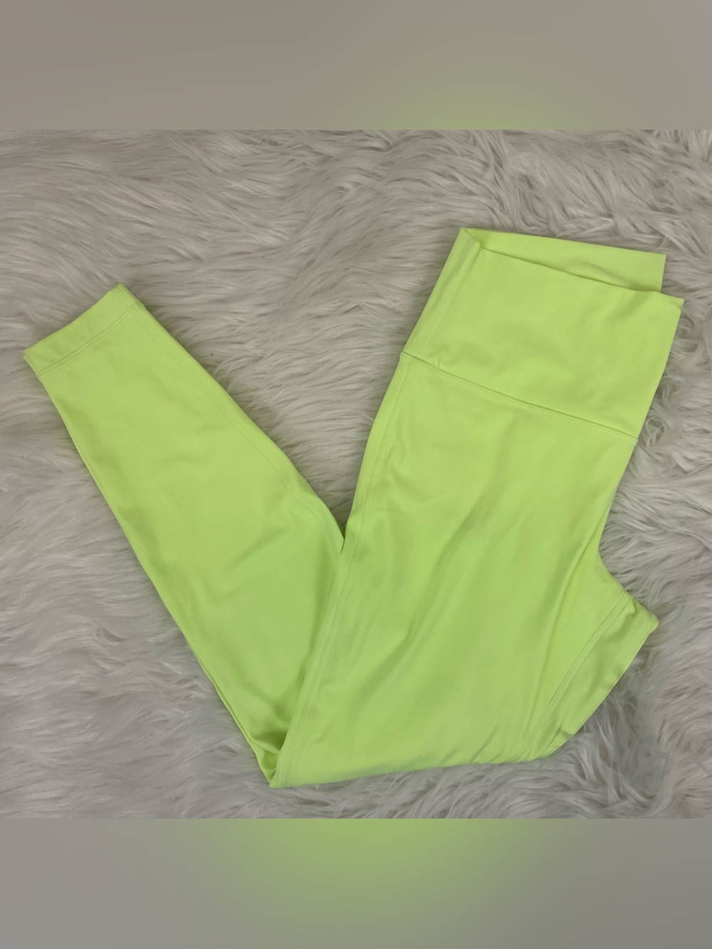 lululemon athletica Neon Yellow Leggings, Size 12